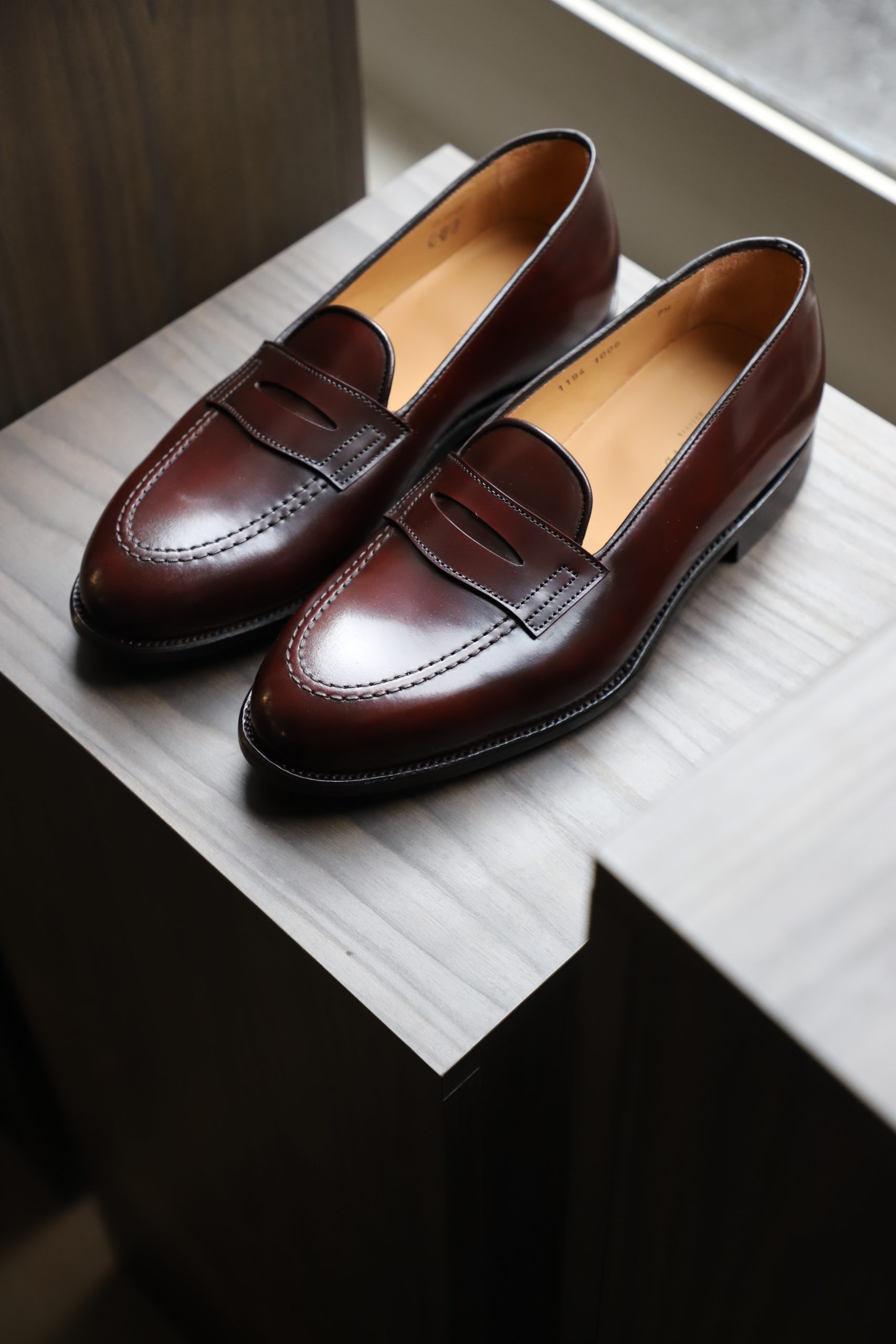Portsmouth Handmade Penny Loafers (BARFP35501) by Barker from Jones  Bootmaker