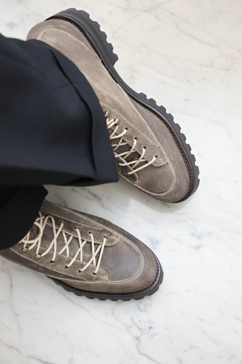explorer boot waxy marbre